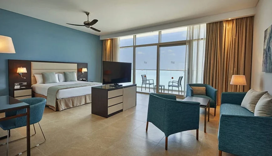 Chambre double avec vue sur la mer